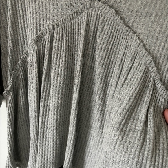 Altard state grey top waffle knit large - Picture 6 of 8